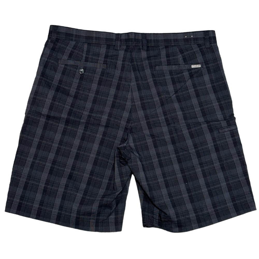 Men's Greg Norman Golf 38 Large Chino Khakis Shorts Black Stretch Grip Waistband - Picture 4 of 8